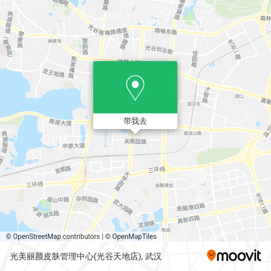 光美丽颜皮肤管理中心(光谷天地店)地图