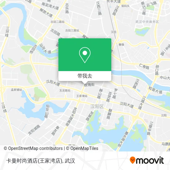 卡曼时尚酒店(王家湾店)地图
