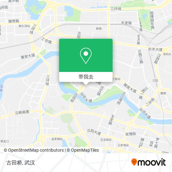 古田桥地图