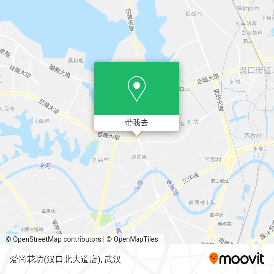 爱尚花坊(汉口北大道店)地图