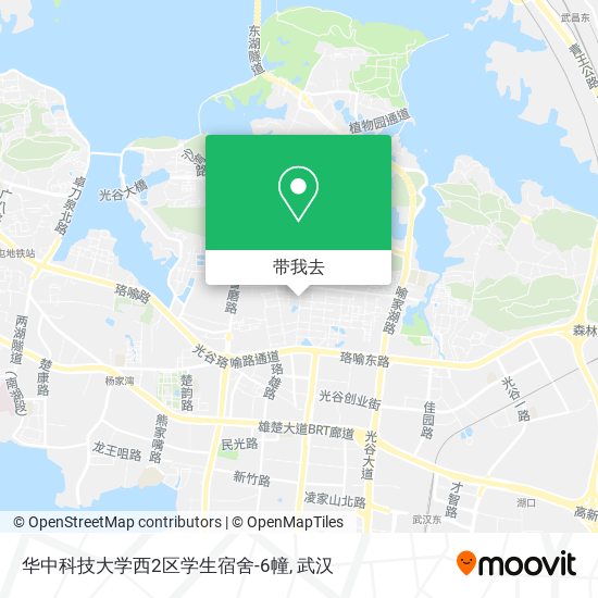华中科技大学西2区学生宿舍-6幢地图