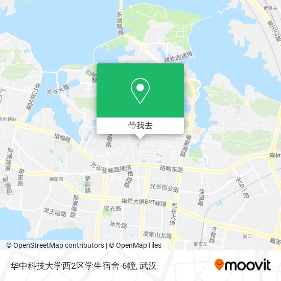 华中科技大学西2区学生宿舍-6幢地图