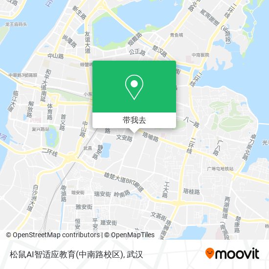 松鼠AI智适应教育(中南路校区)地图