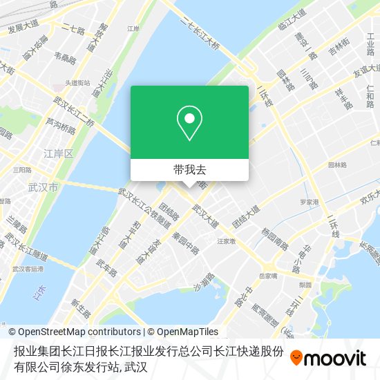 报业集团长江日报长江报业发行总公司长江快递股份有限公司徐东发行站地图