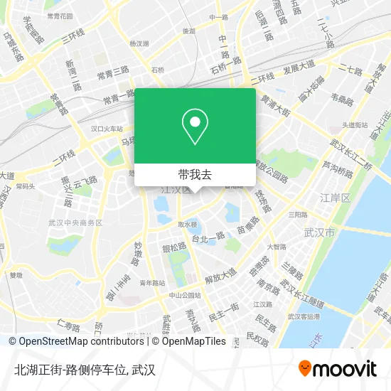 北湖正街-路侧停车位地图