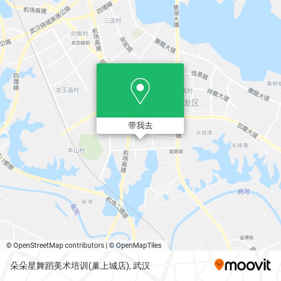 朵朵星舞蹈美术培训(巢上城店)地图