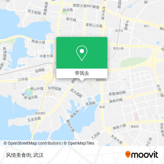 风情美食街地图