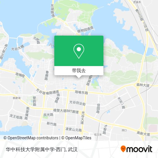 华中科技大学附属中学-西门地图