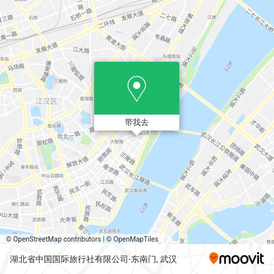 湖北省中国国际旅行社有限公司-东南门地图