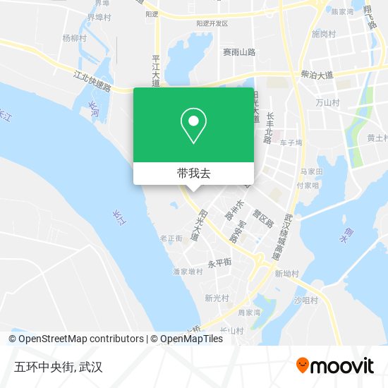 五环中央街地图