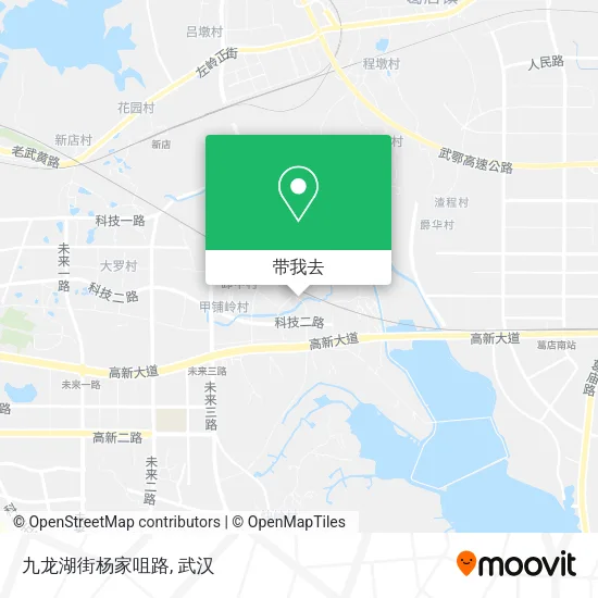 九龙湖街杨家咀路地图
