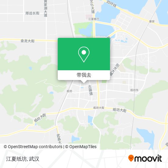 江夏纸坊地图
