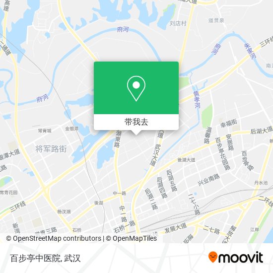 百步亭中医院地图