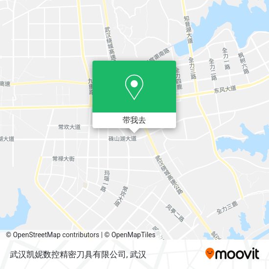 武汉凯妮数控精密刀具有限公司地图