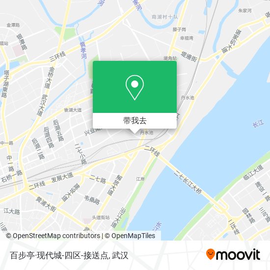 百步亭·现代城-四区-接送点地图