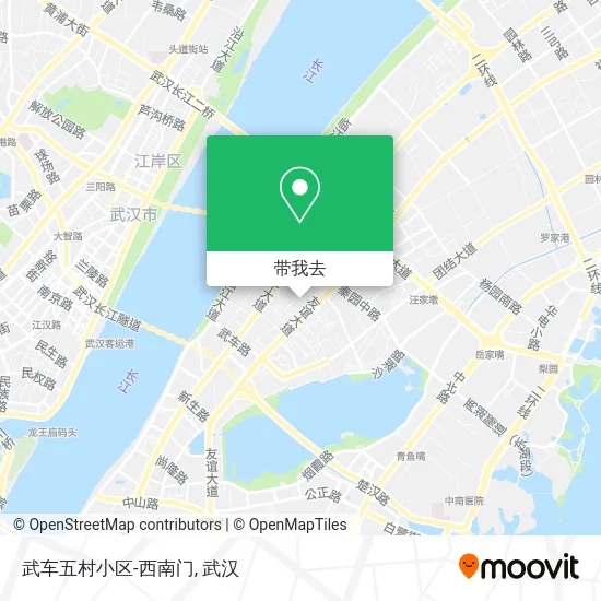 武车五村小区-西南门地图