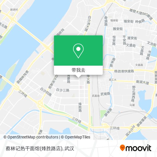 蔡林记热干面馆(烽胜路店)地图