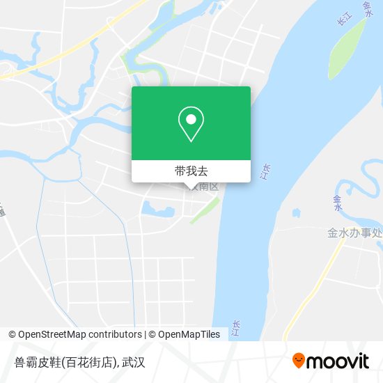 兽霸皮鞋(百花街店)地图