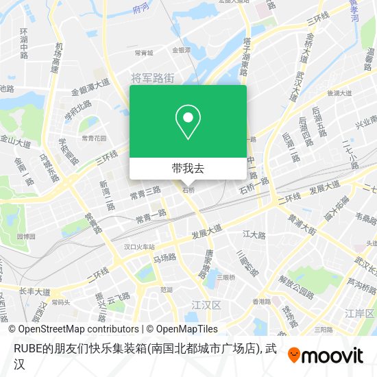 RUBE的朋友们快乐集装箱(南国北都城市广场店)地图