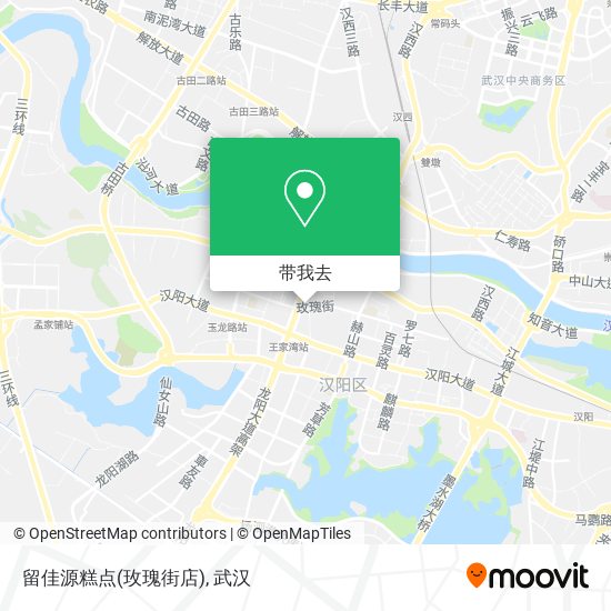 留佳源糕点(玫瑰街店)地图