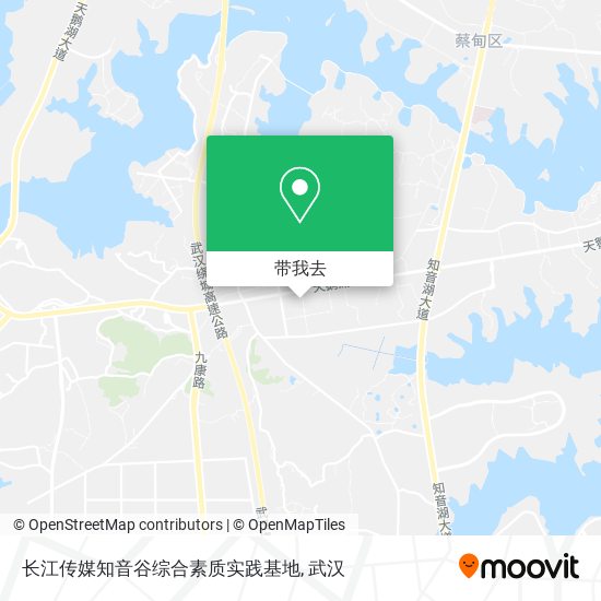 长江传媒知音谷综合素质实践基地地图