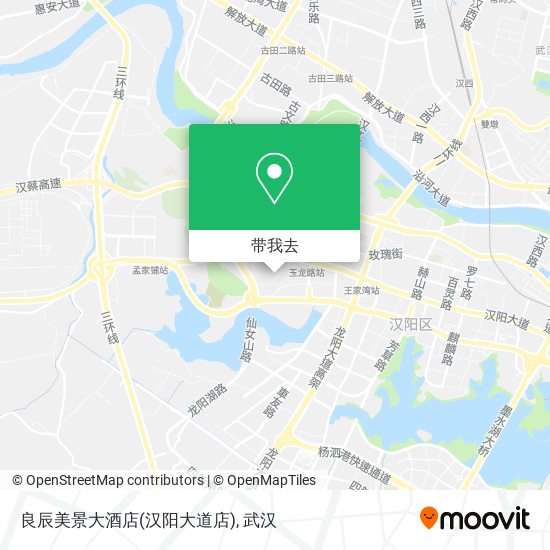 良辰美景大酒店(汉阳大道店)地图