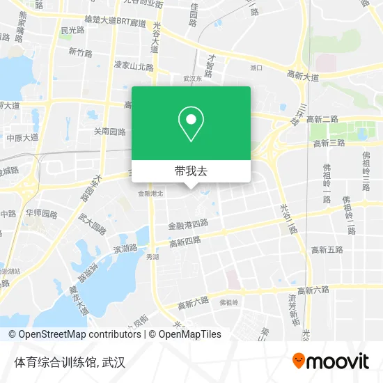 体育综合训练馆地图