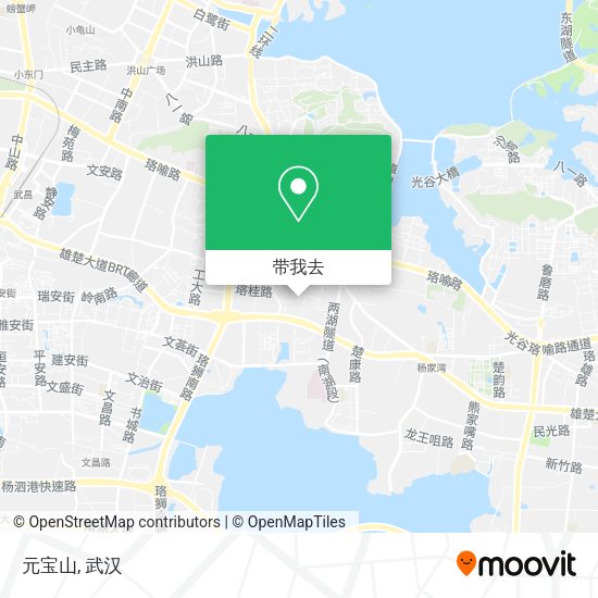 元宝山地图