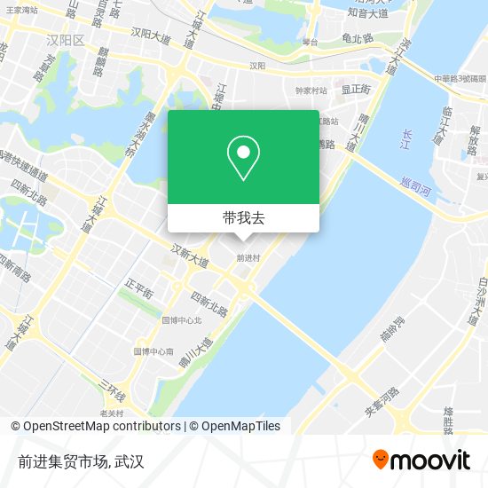 前进集贸市场地图