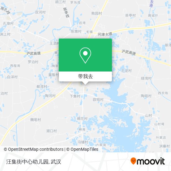 汪集街中心幼儿园地图