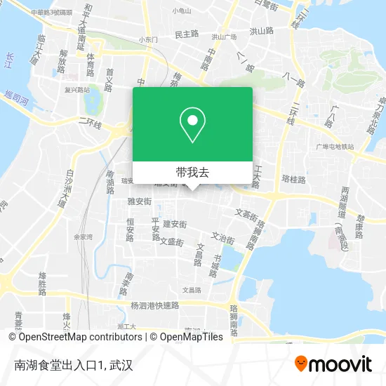 南湖食堂出入口1地图