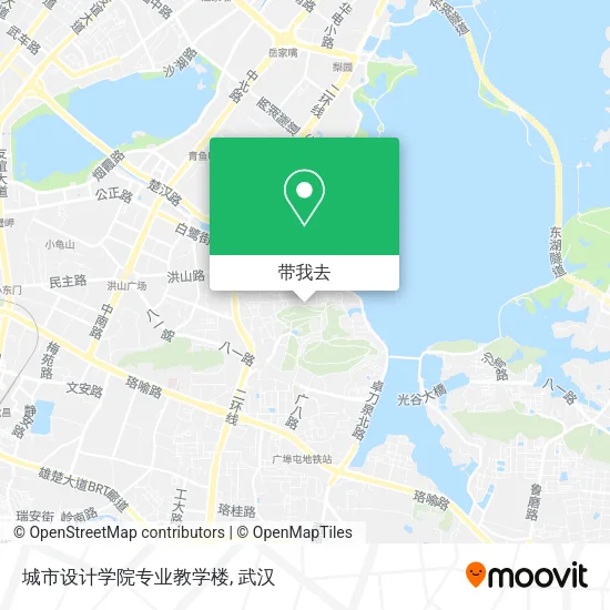 城市设计学院专业教学楼地图