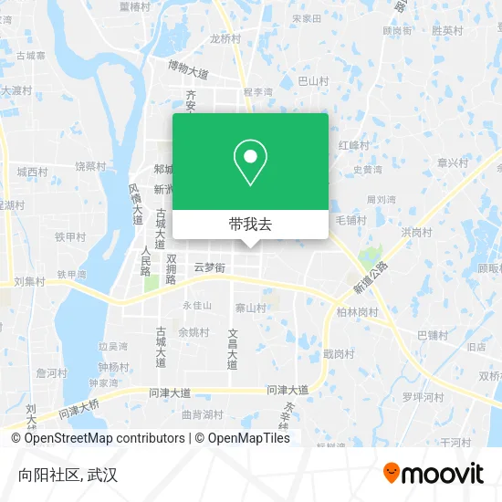 向阳社区地图