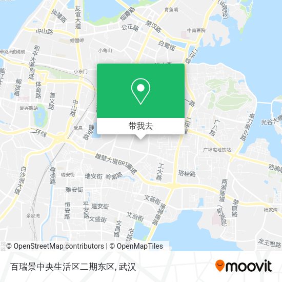 百瑞景中央生活区二期东区地图