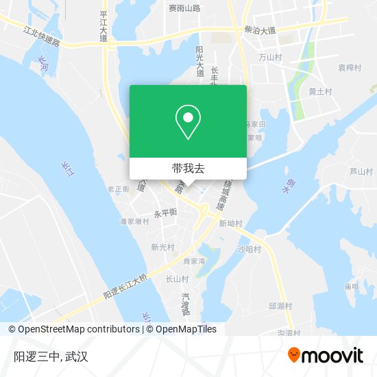 阳逻三中地图