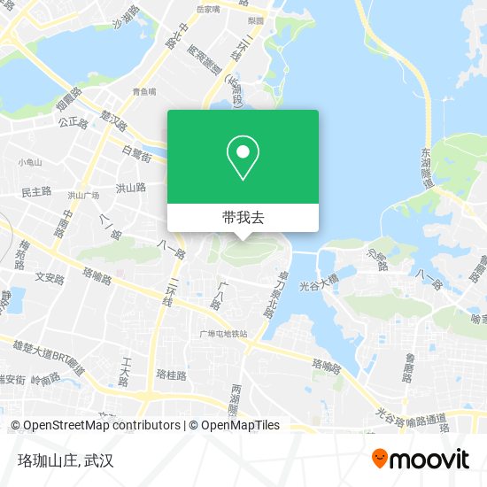 珞珈山庄地图