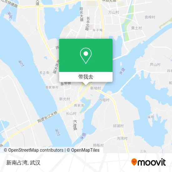 新南占湾地图