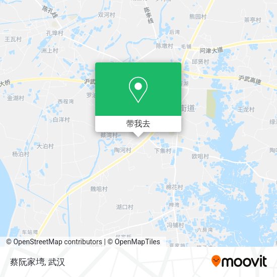 蔡阮家塆地图
