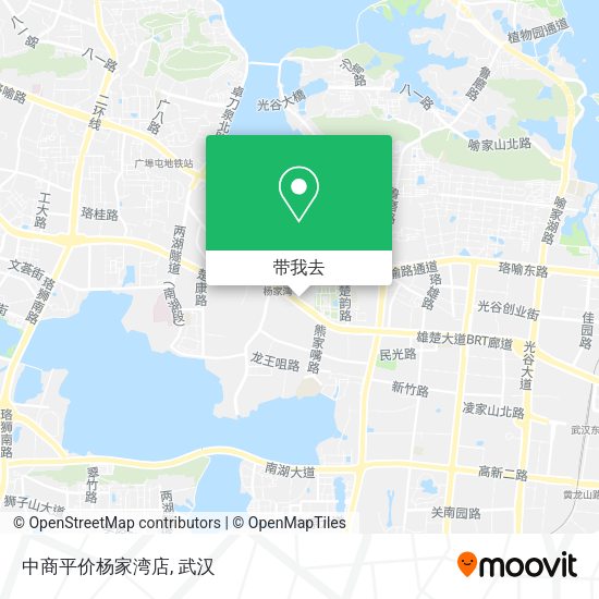 中商平价杨家湾店地图