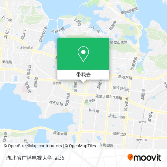 湖北省广播电视大学地图