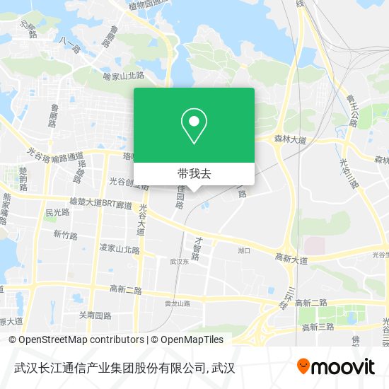 武汉长江通信产业集团股份有限公司地图