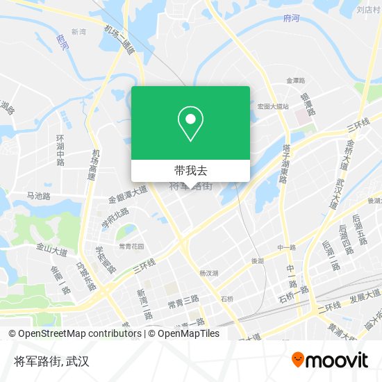 将军路街地图