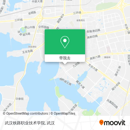 武汉铁路职业技术学院地图