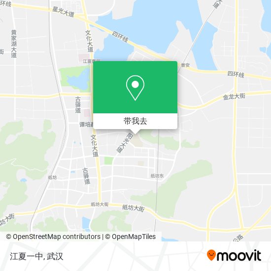 江夏一中地图