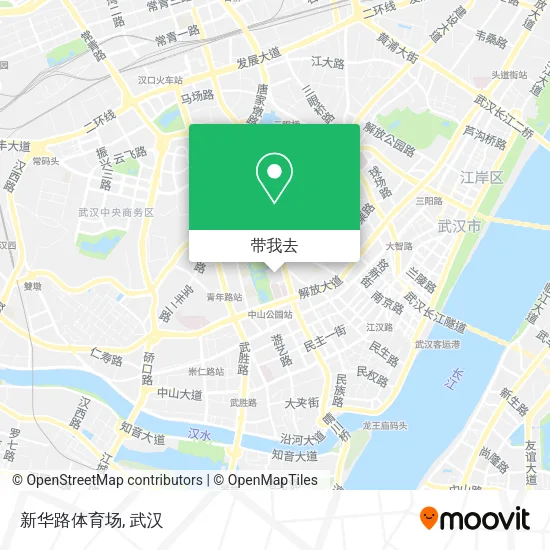 新华路体育场地图