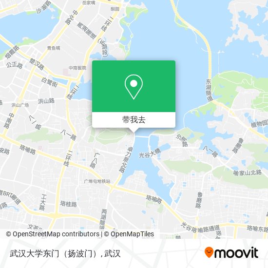 武汉大学东门（扬波门）地图