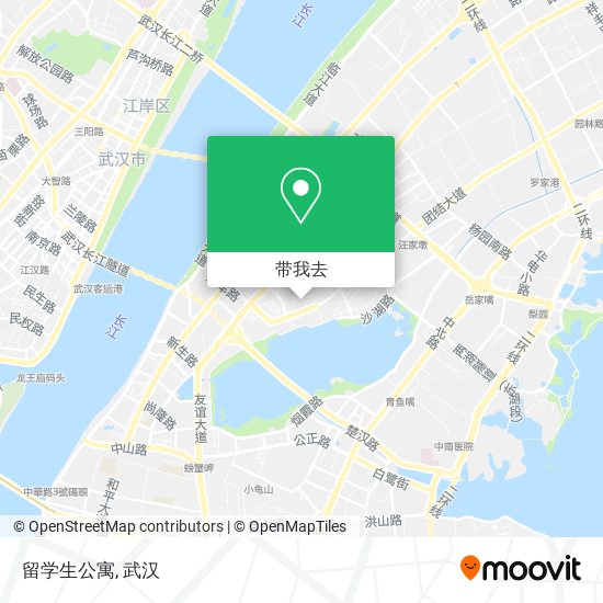 留学生公寓地图