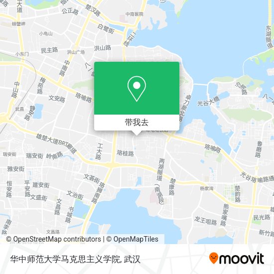 华中师范大学马克思主义学院地图