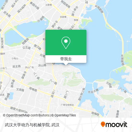 武汉大学动力与机械学院地图