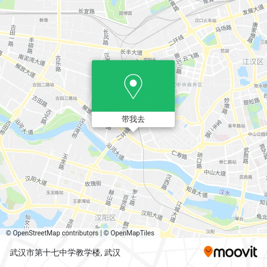武汉市第十七中学教学楼地图